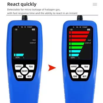 LD200 LD600 детектор утечки горючего газа галогена анализатор утечки горючего газа холодильного газа 0-100% НПВ с сигнализацией