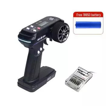 LDARC Radiant CT01RC 8-канальный пульт дистанционного управления для автомобилей и лодок, в стиле пистолета, с ЖК-дисплеем и обратной связью по напряжению, двуязычный (Китайский/Английский).