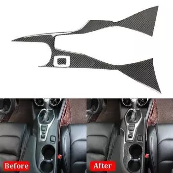 LDH Накладки на панель переключения передач из углеродного волокна для интерьера автомобиля для Chevrolet Camaro 2017-2019