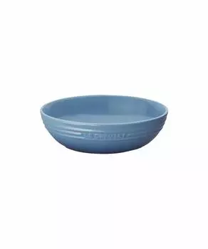 Le Creuset Bowl Oval Serving Bowl 17 cm Marine Blue Heat Resistant Cold Resistant Microwave Oven Safe Japanese [Authorized Product]