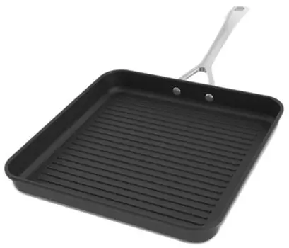 Le Creuset Cast Aluminum Grill 28 cm Gas IH Oven Compatible Japanese [Authorized Product] чёрный