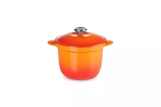 Le Creuset Cast Enamel Double Handed Pot Cocotte Every 18 Orange Gas IH Oven Dishwasher Safe Japanese [Authorized Product]