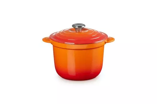 Le Creuset Cast Enamel Double Handed Pot Cocotte Every 20 Orange Gas IH Oven Dishwasher Safe Japanese [Authorized Product]