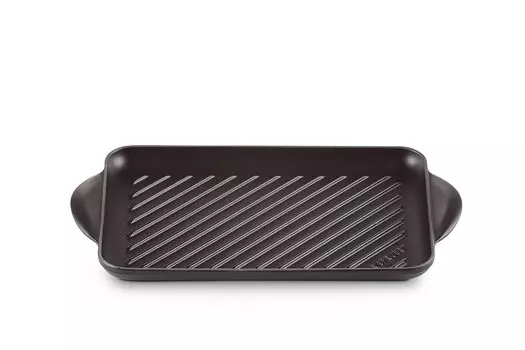 Le Creuset Cast Enamel Two Handed Pot Grill Rectangular 32cm Matte Black Gas IH Oven Dishwasher Safe Japanese [Authorized Product]
