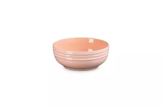 Le Creuset Deep Dishwasher Oven Dish Japanese Dish, Plate, 13cm, Peche, Heat-resistant, Cold-resistant, Microwave, Oven, Safe, Dish, Heat-resistant