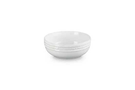 Le Creuset Deep Heat and Cold Микроволновая печь Посудомоечная машина Духовка Жаропрочная тарелка Японская тарелка, Тарелка, 13 см, Белая, Устойчивая, Духовка, Безопасная, Тарелка, белый