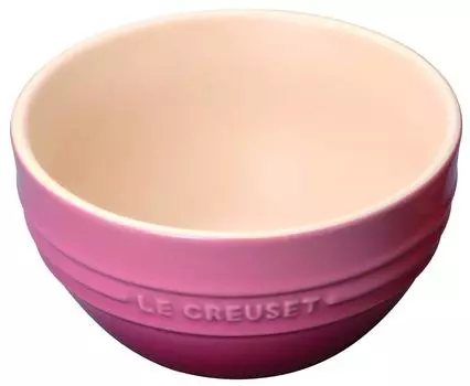 Le Creuset Earthenware Rice Bowl Rose Quartz Heat Resistant Cold Resistant Microwave Oven Safe Japanese [Authorized Product]