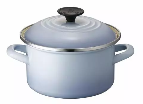LE CREUSET Кастрюля EOS, 18 см, цвет Coastal Blue, прямой нагрев, совместима с индукцией