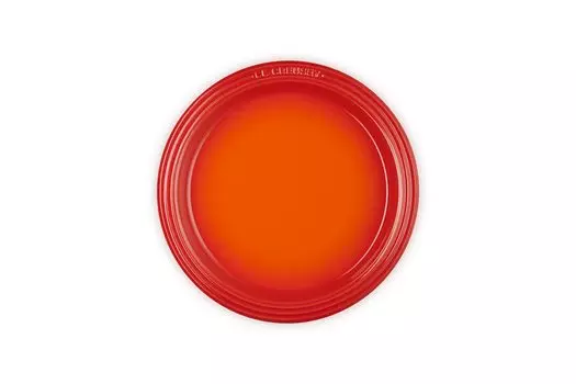 Le Creuset Leger Большая духовка для микроволновой печи и посудомоечной машины с функцией нагрева и охлаждения, жаропрочная японская тарелка для пасты и карри, 23 см, оранжевая, устойчивая, духовка, оранжевый