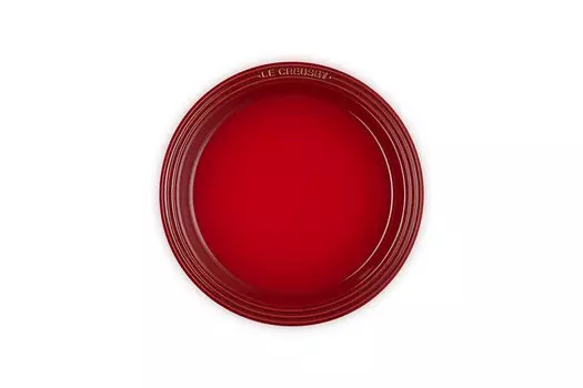 Le Creuset Leger Большая вишневая тарелка для микроволновки и посудомоечной машины, жаропрочная, для пасты карри, японская тарелка, блюдо, 23 см, красная, устойчивая,