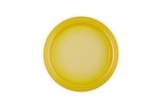 Le Creuset Leger Large Heat and Cold Microwave Dishwasher Oven Heat Resistant Curry Pasta Plate Japanese Plate, Plate, 23cm, Soleil, Resistant, Oven,