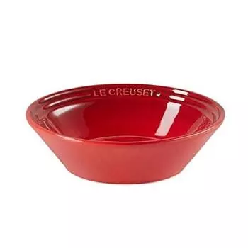 Le Creuset Neo Shallow Dish (S) 16 cm 400 ml Cherry Red Heat Resistant Cold Resistant Microwave Oven Safe Oven Plate Heat Resistant Dish [Authorized