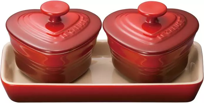Le Creuset Petit Rumquin Set Cherry Red Japanese d Amour 910223-00-06 [Авторизованный продукт]