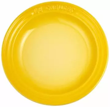 Le Creuset Plate Round Plate LC 15 cm Soleil Heat Resistant Cold Resistant Microwave Oven Compatible Oven Plate Heat Resistant Plate Japanese