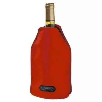 LE Creuset Screw Pull Ice Cooler Sleeve Cherry Red Creuset/Le [Commercial Use]