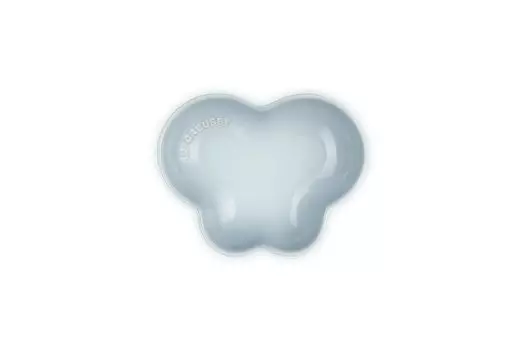 Le Creuset Sphere Butterfly Dish S Silver Blue Heat Resistant Cold Resistant Microwave Oven Gift Present Celebration Japanese [Authorized Product]