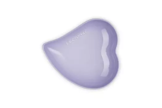 Le Creuset Sphere Heart Petal Dish M Pastel Purple Heat Resistant Cold Resistant Microwave Oven Gift Present Celebration Japanese [Authorized Product]