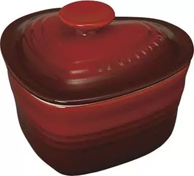 Le Creuset термостойкий контейнер банка для рома с вишневым красным термостойкий морозостойкий можно использовать в микроволновой печи свадебный подарок на годовщину свадебный подарок