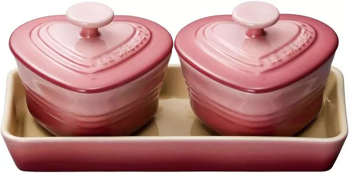 Le Creuset термостойкий контейнер набор банок для рома из розового кварца термостойкий морозостойкий микроволновая печь безопасен для свадебного подарка на годовщину свадьбы