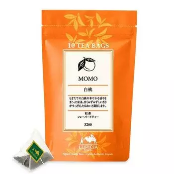 Le Piscia 5266 White Peach MOMO Black Tea Bag x 10 pieces 2.5g