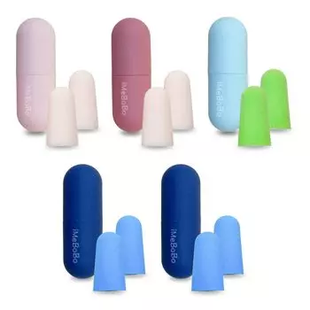 Le pumo earplugs new sensation sound noise sound good individually atmospheric sponge case, sleep, earplugs, insulation, soundproofing, ultra-low