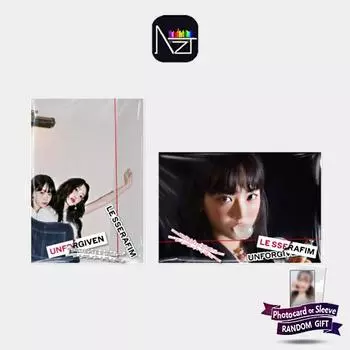 ЛЕ ССЕРАФИМ : 1-й студийный альбом «НЕПРОШЕННЫЙ» (WEVERSE АЛЬБОМЫ Вер.) (Случайный, Набор) 2 IN SET