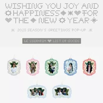 LE SSERAFIM 2025 Сезонные поздравления POP-UP MD Набор закладок для фильмов