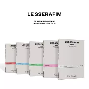 LE SSERAFIM 3-й мини-альбом EASY Compact ver. Random version 1ea