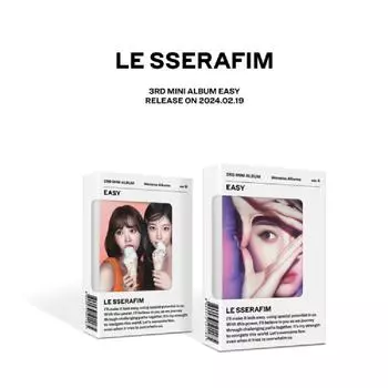 LE SSERAFIM 3-й мини-альбом EASY Weverse Albums ver. A Single ver.