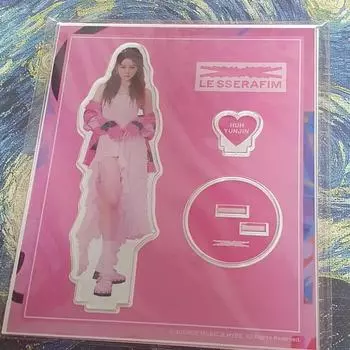 Le Sserafim Huh Yunjin Japan Fearless Acrylic Stand, Unopened, Brand New