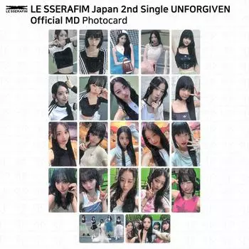 Le Sserafim Japan, 2-й сингл UNFORGIVEN, официальный MD, случайная фотокарточка Чэвон