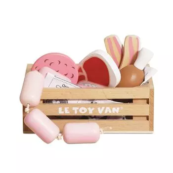 Le Toi Van Honey Bake Wood Market Meat Crate