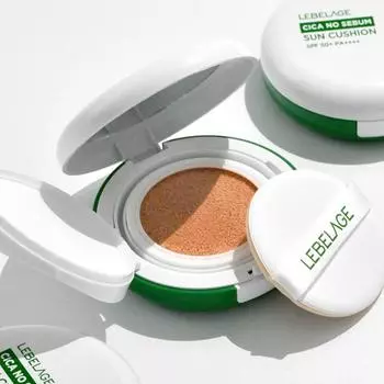 [Le Verage] Солнцезащитный кушон Le Verage Cica No-sebum 15 г, 1 шт.