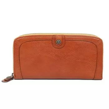 Lead Classic Long Wallet Round Zipper Limited Edition 0032081 Camel [Dakota]