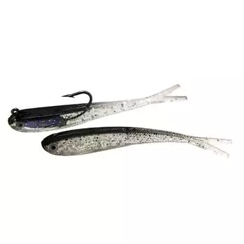 Lead Fish Мягкая рыба Мягкая приманка Вилка Хвост Поддельная рыба Мягкая рыба Luya Bait Мягкий червь Дерзкий рот Окунь Сом Черная приманка