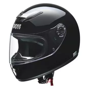 LEAD Motorcycle Helmet Full Face CROSS Standard Black Free Size CR-715 -