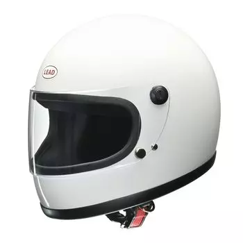 LEAD Motorcycle Helmet Full Face White XL Size than RX-300R (Less 61-62cm) белый