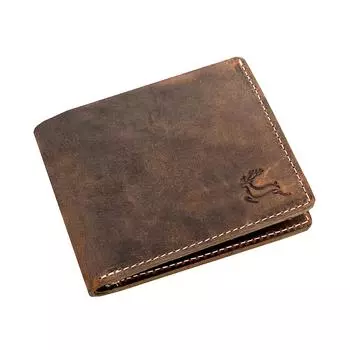 LEADERACHI Кожаный мужской кошелек (бежевый)