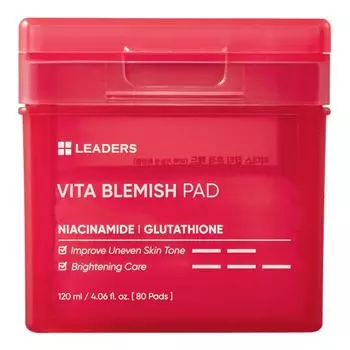 Leaders Blemish Mark Pad 120мл, 80 шт, 1 шт.