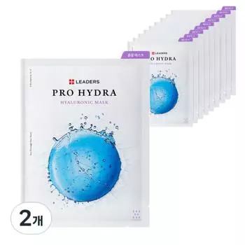 Leaders ProHydra Hyaluronic Mask, 10 packs, 2 pieces