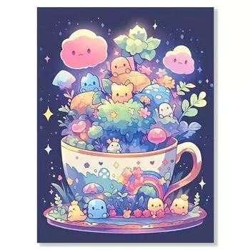 LEADINTOP Алмазный художественный набор 30X40 см Мозаичное искусство Полная паста Алмазная картина Алмазные бусины Популярное бисерное искусство Бисерная живопись Милая стильная Взрослые Дети DIY