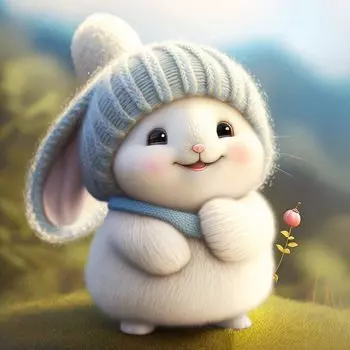 LEADINTOP Diamond Art Kit Кролик 40X40 см Полная паста Тип Алмазная живопись Алмазная живопись Мозаичное искусство Популярное искусство из бисера 5D Ручная работа Милые Стильные взрослые