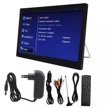 LEADSTAR 13-дюймовый ATSC цифровой телевизор высокой чувствительности цифровой телевизор для автомобиля кемпинга на открытом воздухе EU Plug