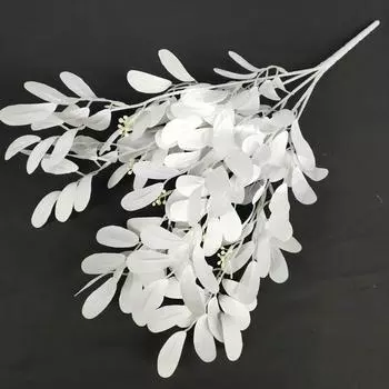 Leaf Artificial Peanut Silk Floral Bouquet Long Stem Wedding Decor Display Home StyleA