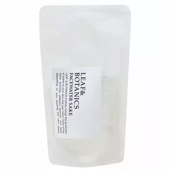Leaf Botanics Face Water Junmai Sake Refill Lotion Junmai Kasu Scent Off White 90 мл & Sake/Sake (Без запаха) (х 1)