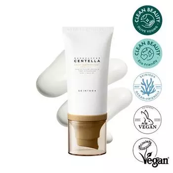 [Leaf Safe] Skin 1004 Madagascar Centella Air Fit Sun Cream Light, 50 мл, корейский солнцезащитный крем