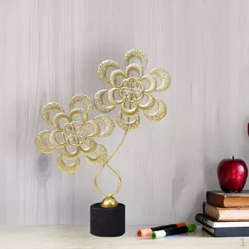 Скульптура из листьев для домашнего декора Wealth Flower