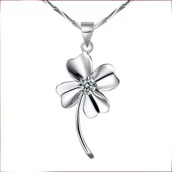 Leafgrass Necklace Jewelry Vintage Silver Plated Women S Jewelry Natural Crystal