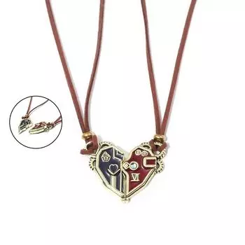 League Arcane Of Legends Katie Leung Vi Heart Shape Jewelry Necklace Pendant