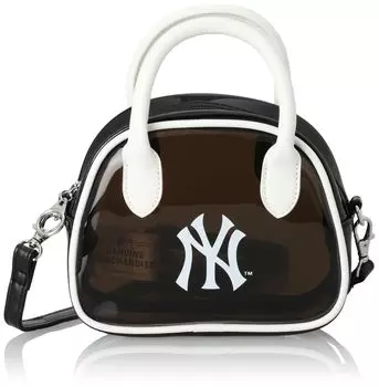League Clear Shoulder Clear Mini Shoulder Yankees Black [Major Baseball] Womens